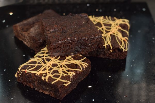 Vegan brownie selection box chocolate and chocolate orange